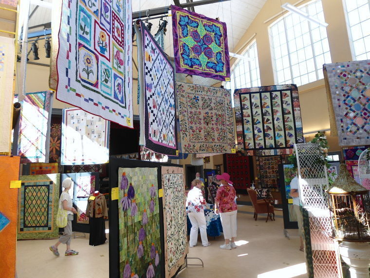 QUILTS IN THE GARDEN